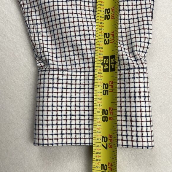 Curtis Brandon Long Sleeve Button Up Check White/Blue/Red-XL - Picture 8 of 12